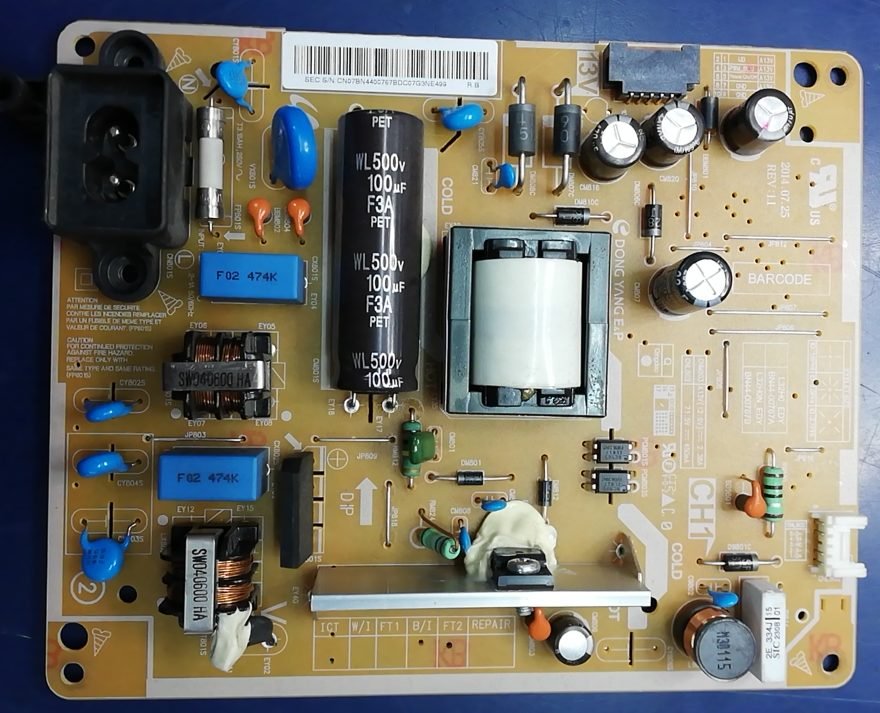 Samsung LED TV Model No:UA32FH4003 Power Board Part No: BN44-00767B