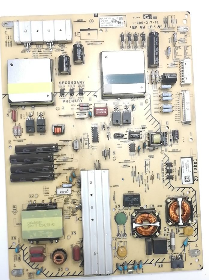 Sony Led TV Model No: KDL-46HX850 Power board