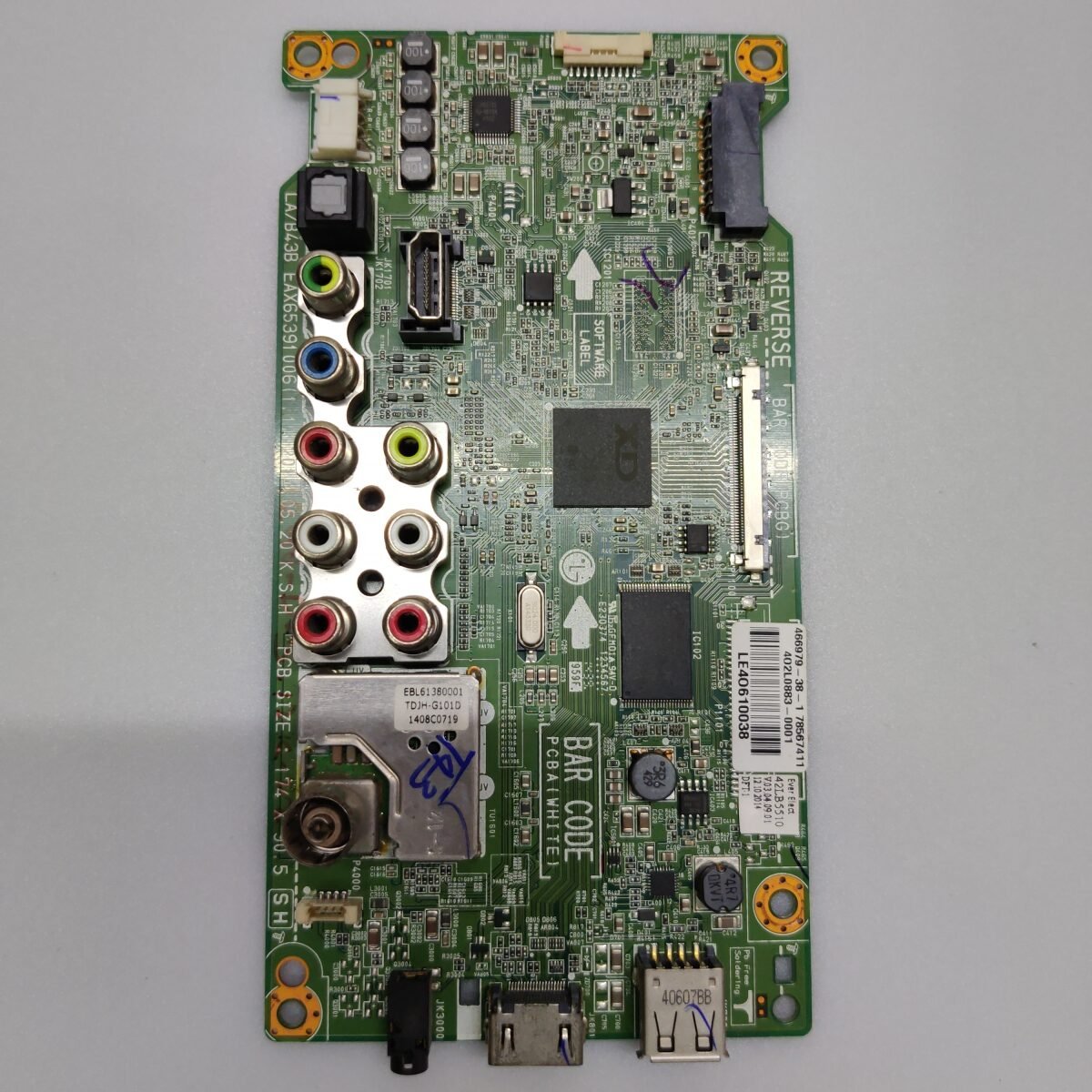 LG Model No: 42LB5510 Main Board Part No: EAX65391006